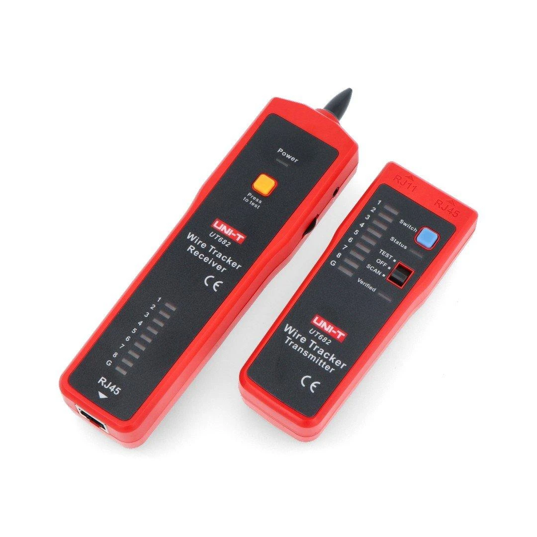 Miernik UNI-T UT682 laidų detektorius su RJ45 kabelių testeriu