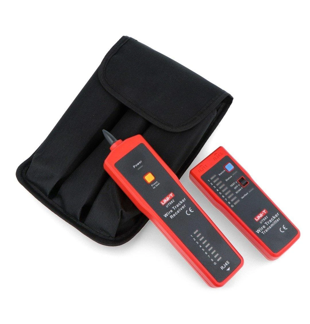 Miernik UNI-T UT682 laidų detektorius su RJ45 kabelių testeriu