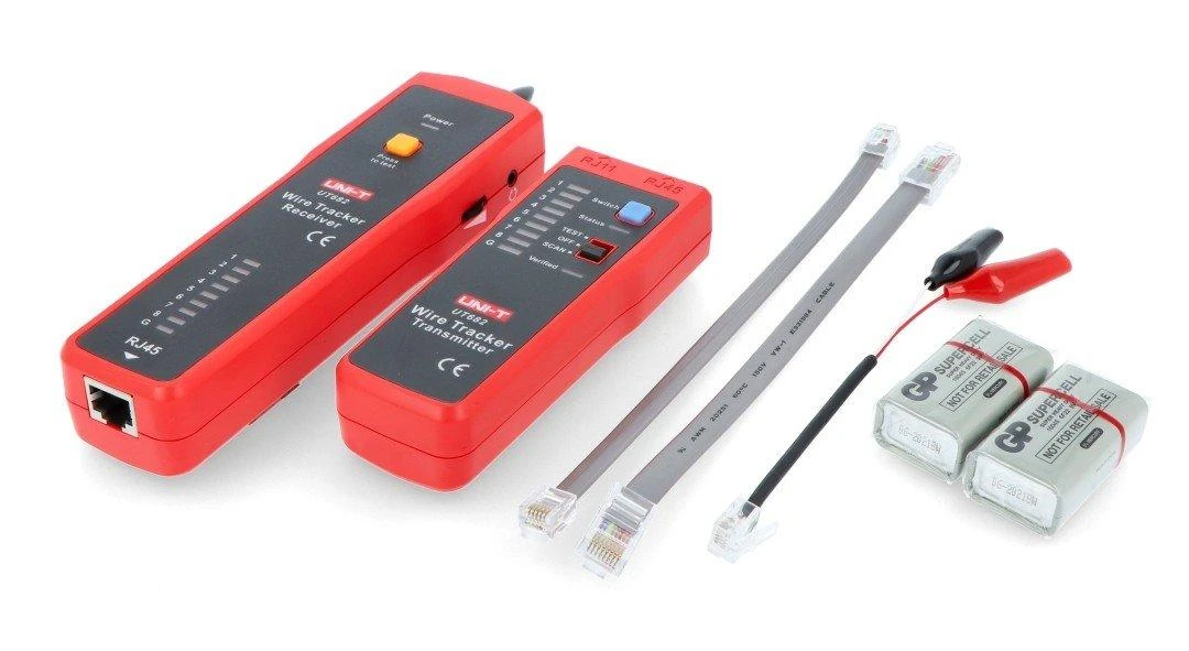 Miernik UNI-T UT682 laidų detektorius su RJ45 kabelių testeriu