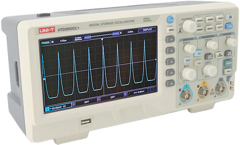 Uni-T UTD2102CL+ osciloskopas
