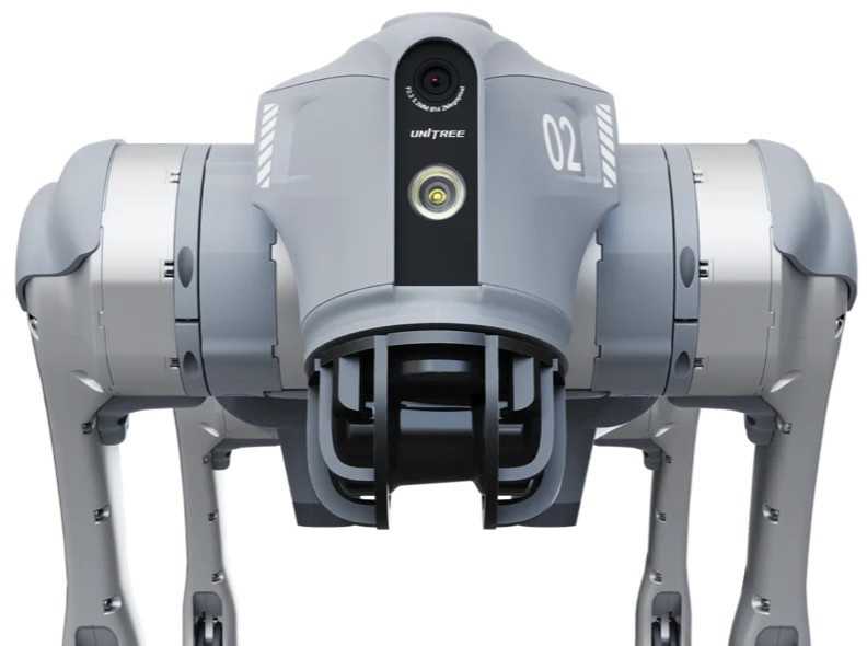 Unitree Robotics Keturkojė vaikščiojimo platforma – robotas šuo – Unitree Go2 Air
