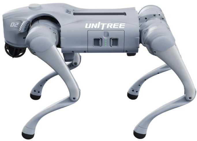 Unitree Robotics Keturkojė vaikščiojimo platforma – robotas šuo – Unitree Go2 Air