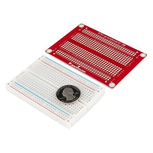 SparkFun prototipavimo plokštė su maketavimo lentele