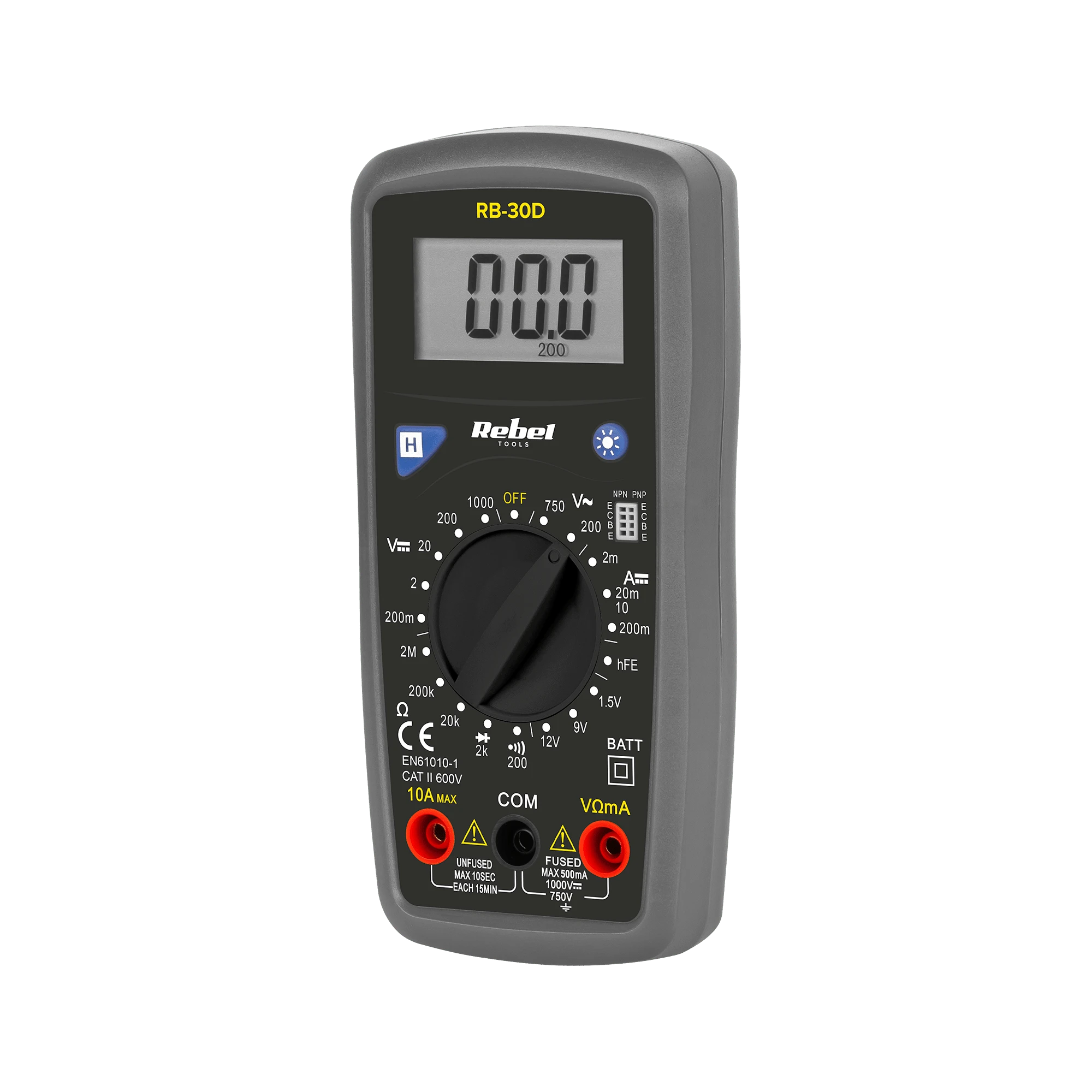 Universalus multimetras REBEL RB-30D