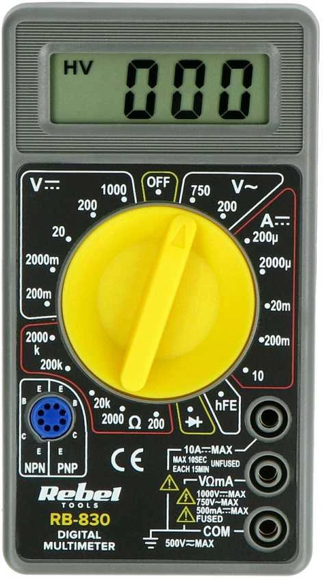 Universalus multimetras Rebel RB-830