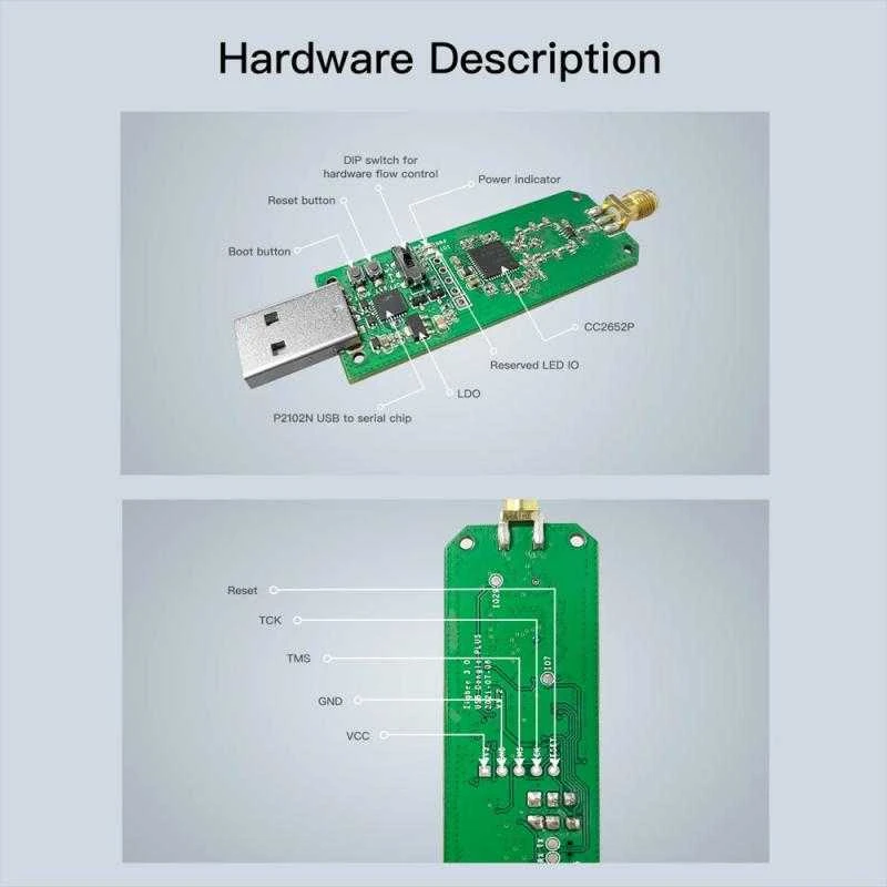 Universalus SONOFF Zigbee 3.0 USB Dongle-E Plus valdiklis
