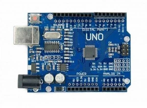 UNO R3 CH340 Atmel ATMega328 16MHz - suderinamas su Arduino UNO
