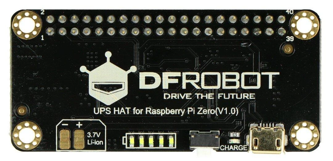 UPS HAT priedėlis, skirtas Raspberry Pi Zero, DFRobot DFR0528