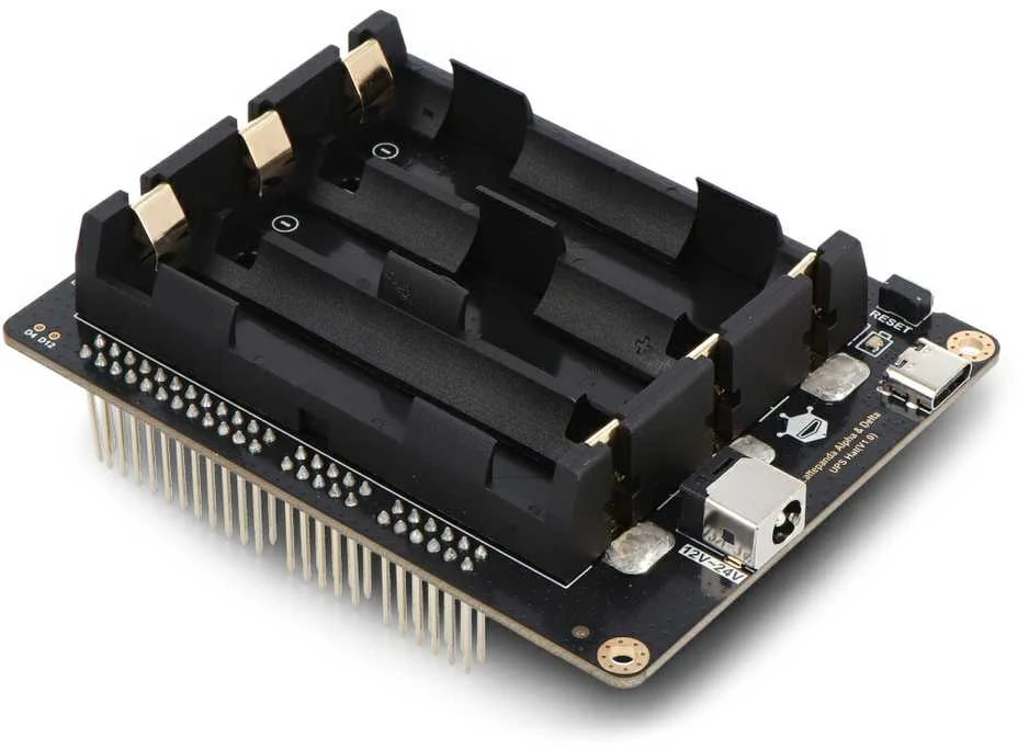 UPS nepertraukiamas maitinimo šaltinis - UPS Hat maitinimo perdanga, skirta LattePanda 3 Delta/2 Delta/2 Alpha - DFRobot DFR0682