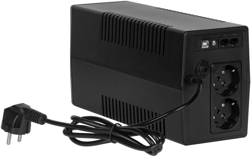 Nepertraukiamas Maitinimo Šaltinis - Rebel Nanopower Plus 650VA Juodas