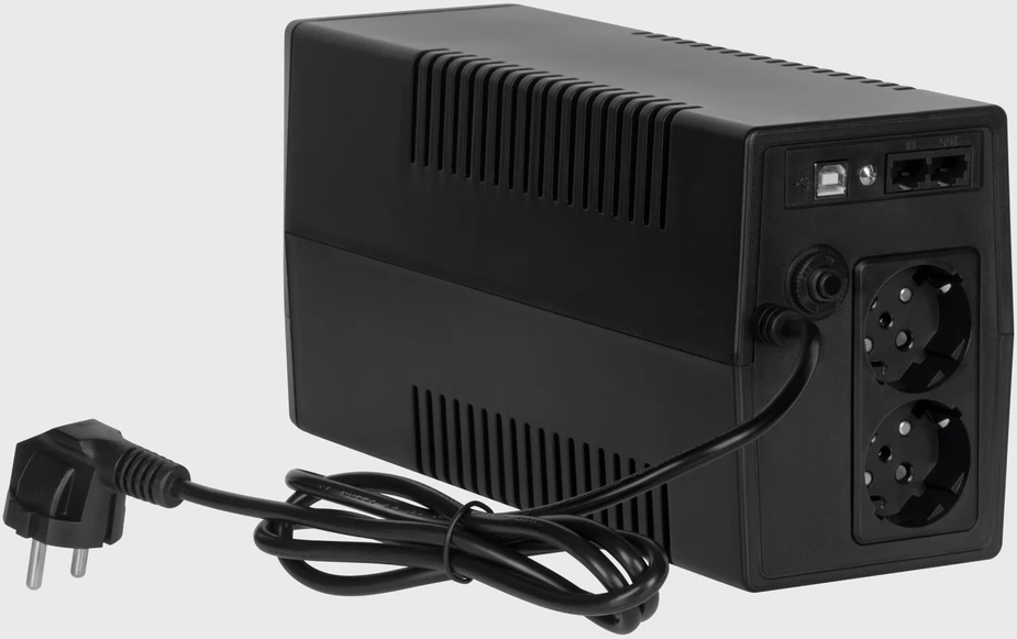 Nepertraukiamas Maitinimo Šaltinis - Rebel Nanopower Plus 650VA Juodas