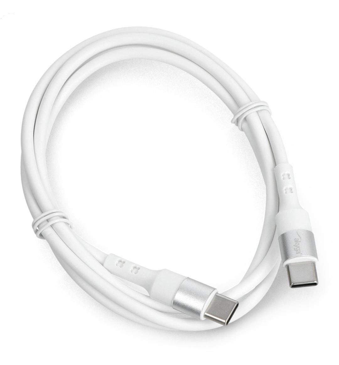USB 2.0 C tipo laidas - 60W - 1m - Akyga AK-USB-40