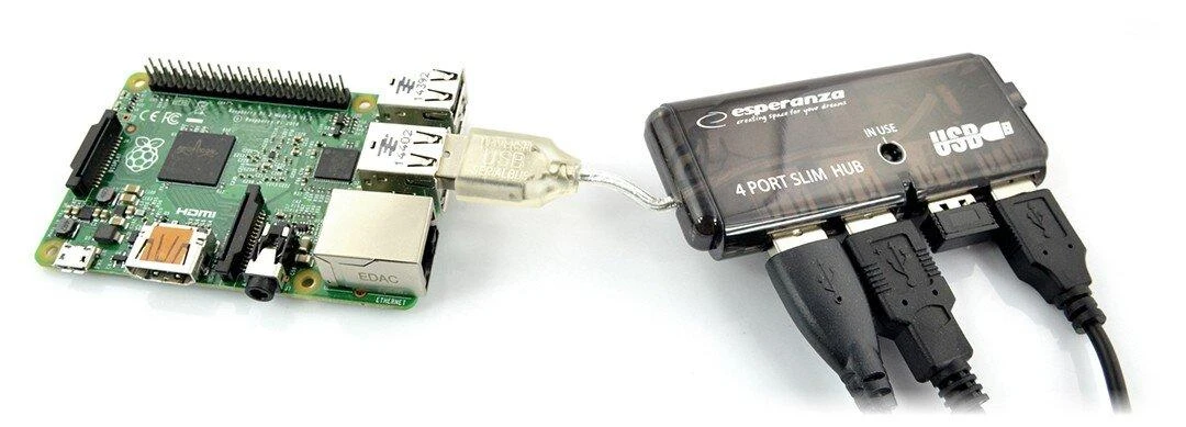 USB 2.0 šakotuvas, 4 prievadai Esperanza EA-112