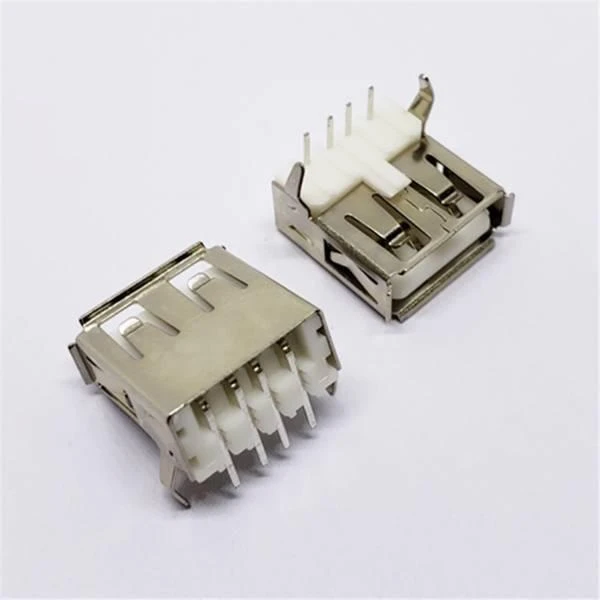 USB 2.0AF lizdų pora su vertikaliais kontaktais