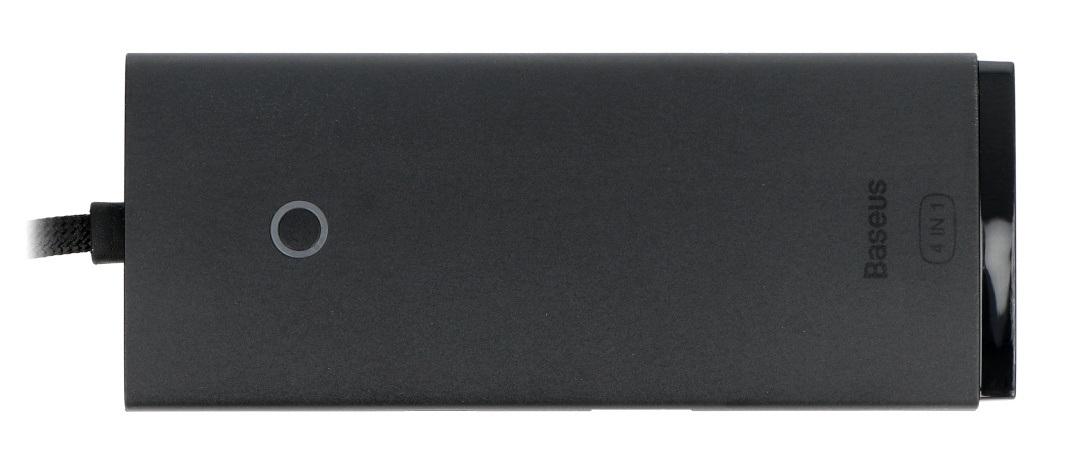 USB 3.0 šakotuvas - 4 prievadai - juodas - 2m - Baseus WKQX030201