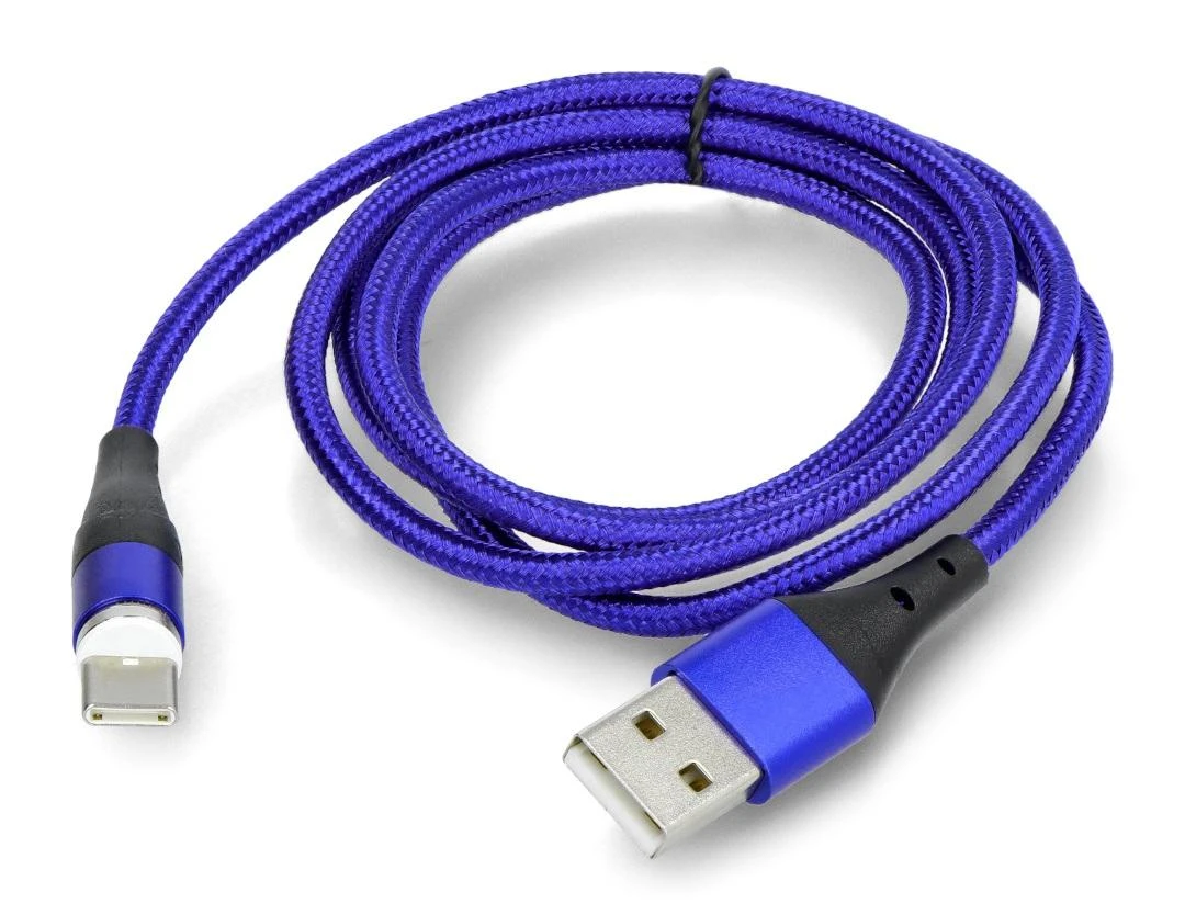 Magnetinis laidas USB A - C tipo USB - 1m - Akyga AK-USB-42