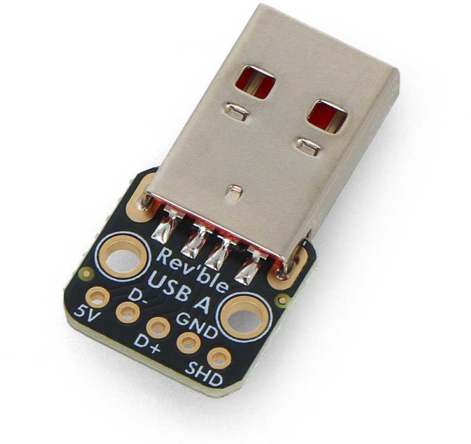 USB A tipo dvipusis kištuko modulis - Maišymo plokštės jungtis - Adafruit 6001