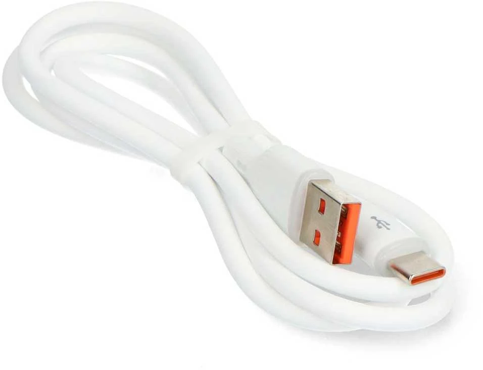 USB A - USB C 2.0 kabelis su foniniu apšvietimu - silikoninis - 1m - Akyga AK-USB-59
