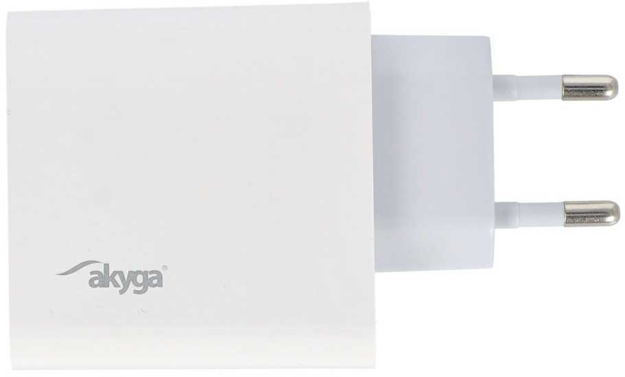 USB A USB C PD Quick Charge 3.0 maitinimo šaltinis – 5-20V/2.25-3A – Akyga AK-CH-14