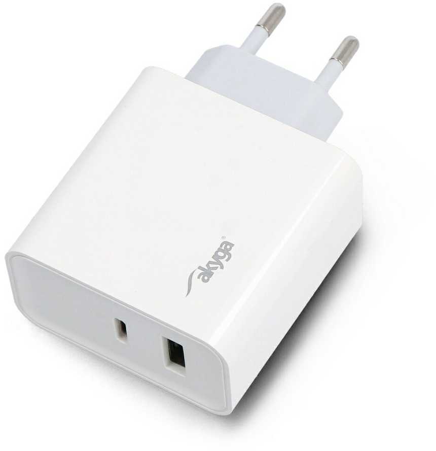 USB A USB C PD Quick Charge 3.0 maitinimo šaltinis – 5-20V/2.25-3A – Akyga AK-CH-14