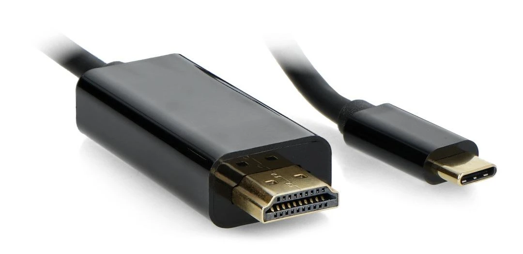 Akyga AK-AV-18 USB C į HDMI adapterio jungtys