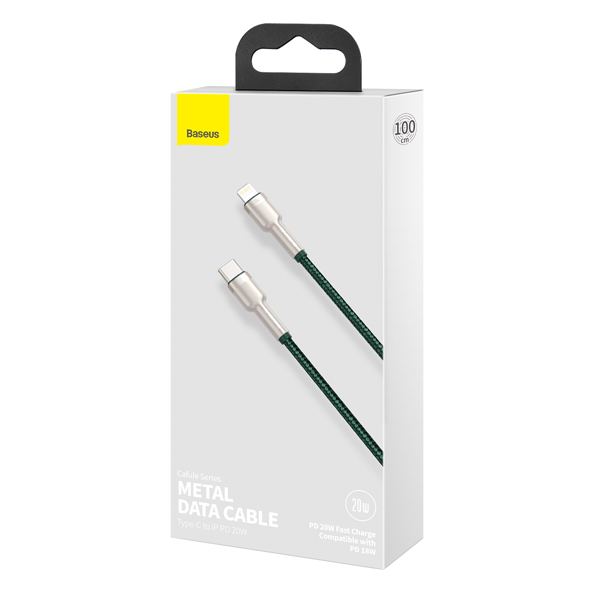 Baseus Cafule USB-C - Lightning kabelis PD 20W 1m