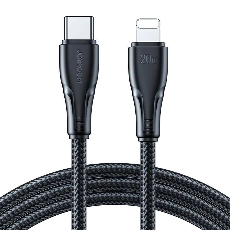 USB-C Lightning 20 W 1.2 m kabelis Joyroom S-CL020A11 (Juodas)