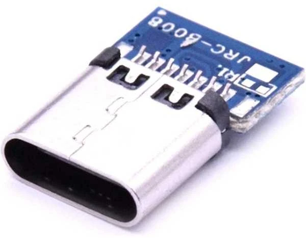 Oem USB C moteriškas lizdas – 4 kontaktų – ant PCB