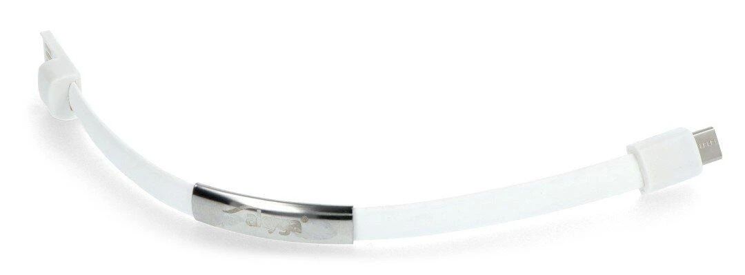 USB C - USB A baltas - 23 cm - Akyga AK-AD-47