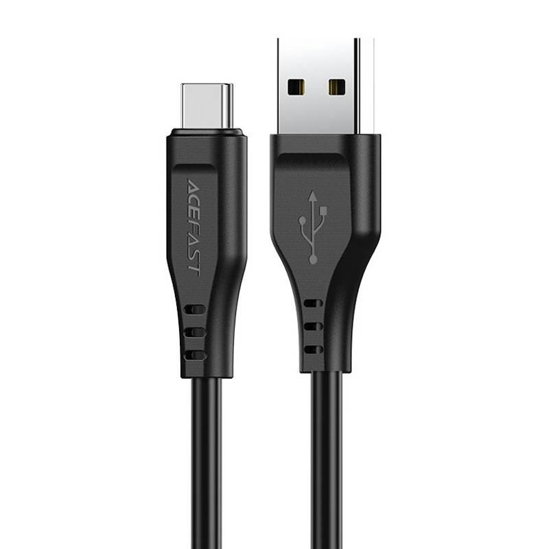 USB-C – USB-C UGREEN Acefast C3-04 1.2 m, 60 W (juoda)