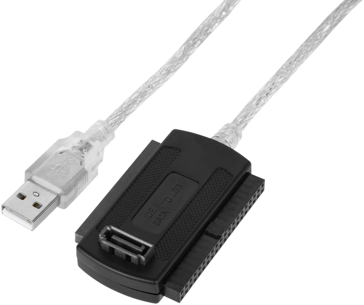 Konwerter Cabletech Adapteris 2.5/3.5" kietiesiems diskams USB 2.0 - SATA, IDE