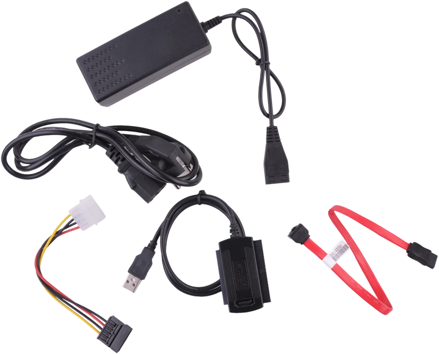 Konwerter Cabletech Adapteris 2.5/3.5" kietiesiems diskams USB 2.0 - SATA, IDE