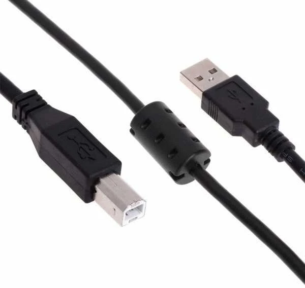 Oem USB kabelis - B ir A tipo jungtys - 300 cm - skirtas Arduino, spausdintuvams, skaitytuvams