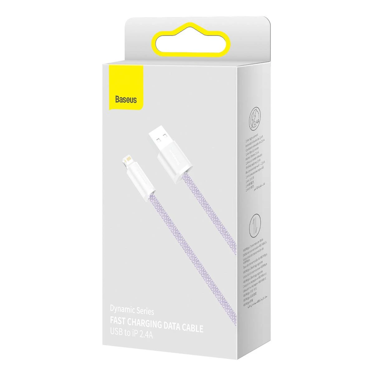 Baseus Dynamic kabelis USB - Lightning 2.4A 2m