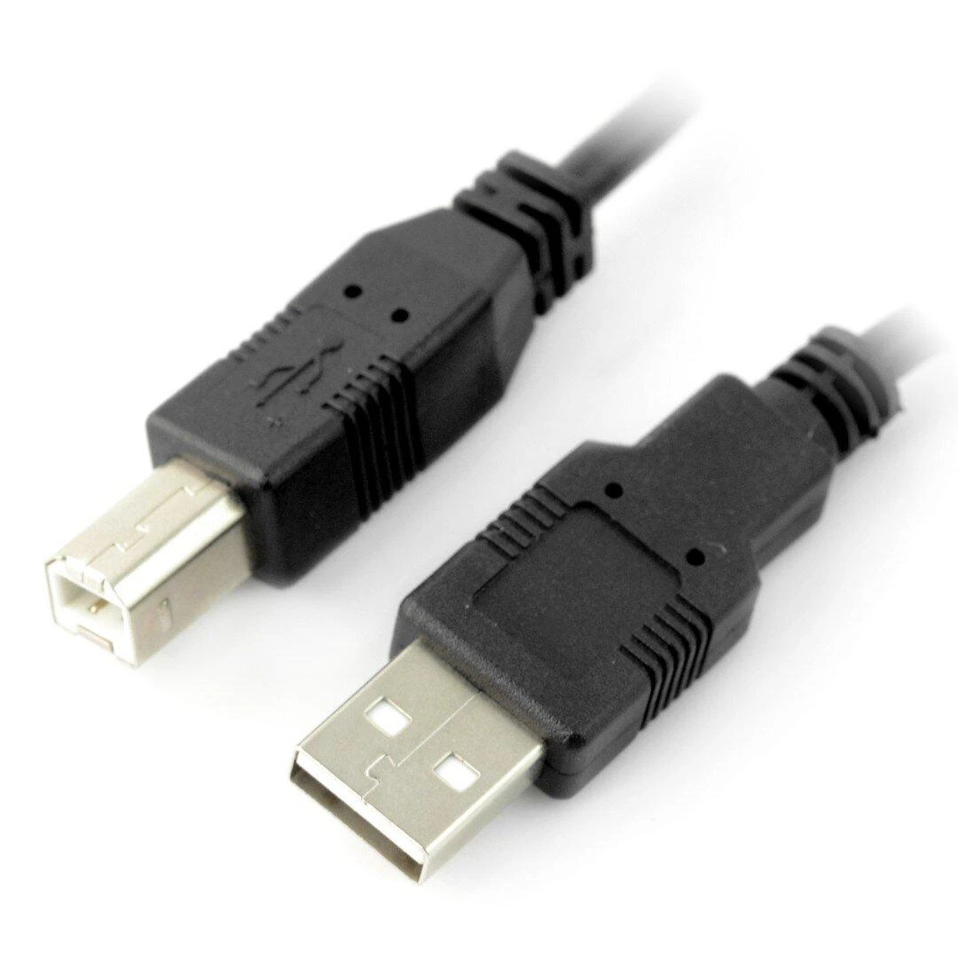 LANBERG CA-USBA-10CC-0018-BK cable USB 2.0 AM-BM 1.8m juodas