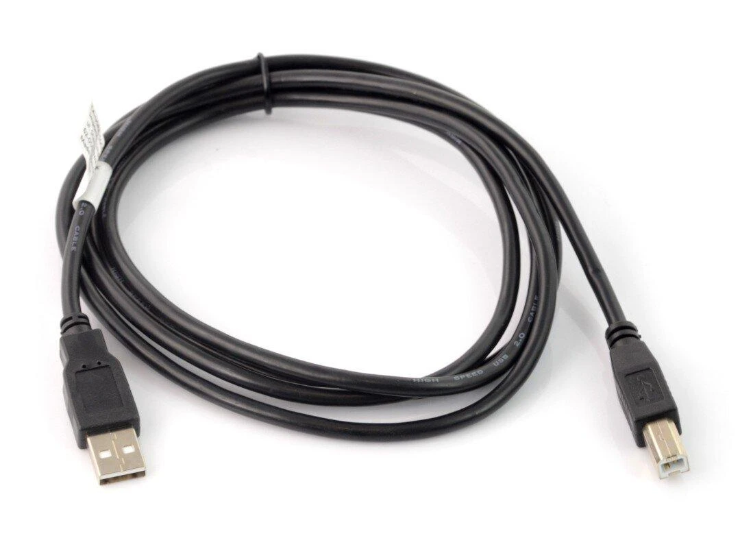 LANBERG CA-USBA-10CC-0018-BK cable USB 2.0 AM-BM 1.8m juodas