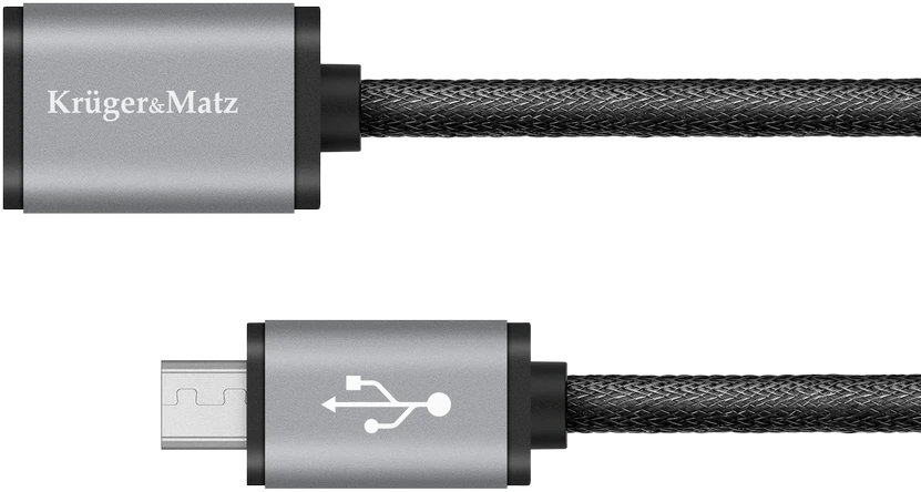 USB laidas - mikro USB lizdas-kištukas 0.2 m Kruger & Matz