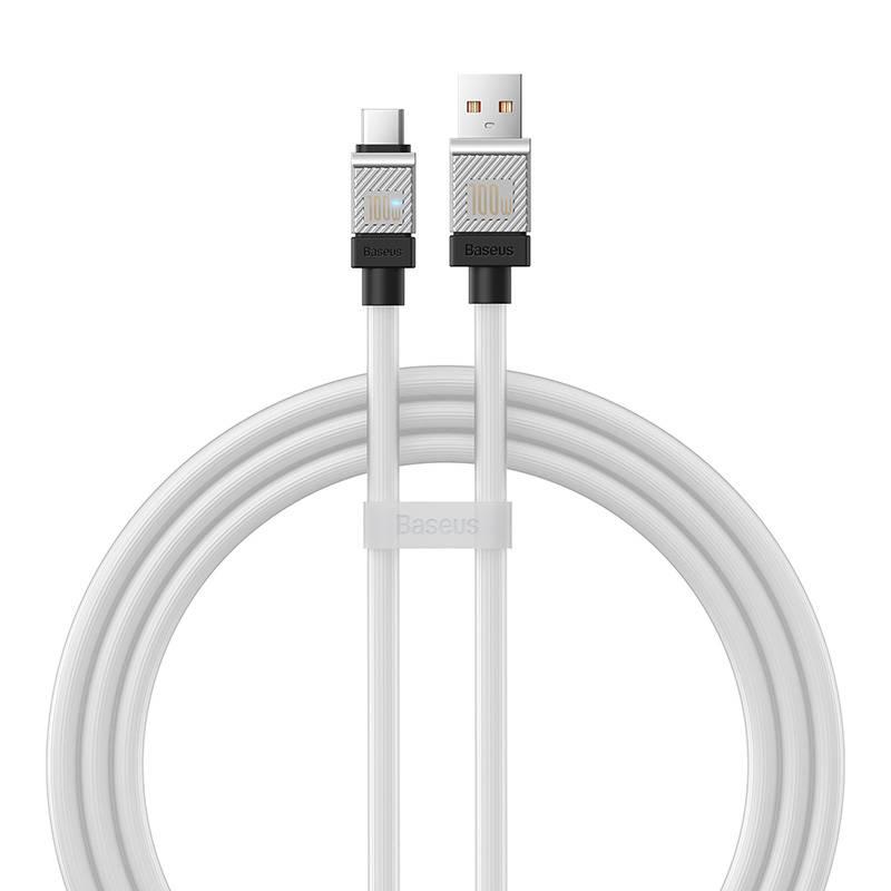 USB laidas per USB-C Baseus CoolPlay 100W 1m (baltas)