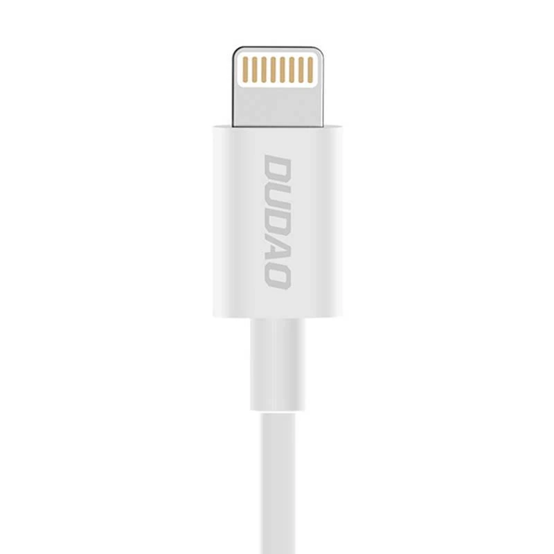 USB prie žaibo kabelis Dudao L1L 3A 1m (baltas)