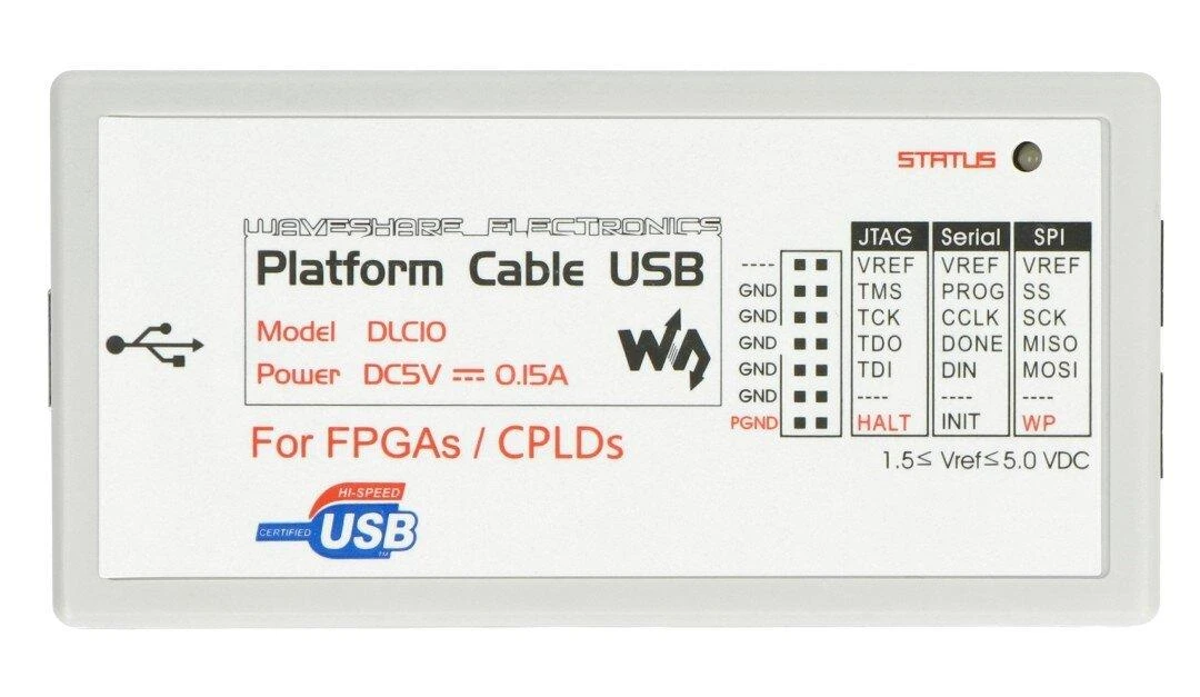 Waveshare USB programatorius su jungčių schema