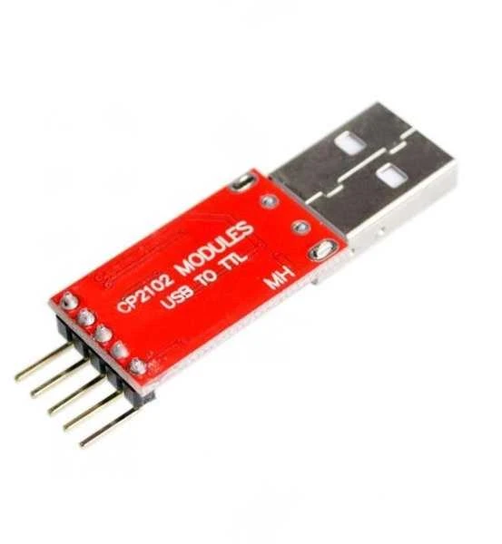 Oem USB – RS232/TTL/UART konverteris – 3.3V/5V išvestis – CP2102 – Arduino