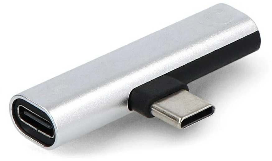 USB-C į USB-C adapteris, sidabrinis
