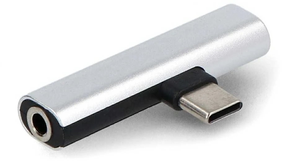 USB-C į 3.5 mm garso adapteris, sidabrinės spalvos
