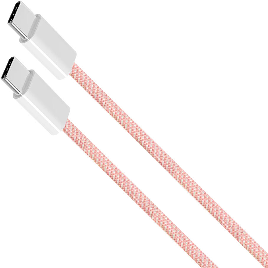 USB Type C – USB Type C laidas 60 W 1.5 m rožinis Kruger & Matz Basic