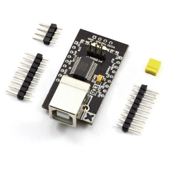FTDI USB-UART keitiklio modulis su jungtimis