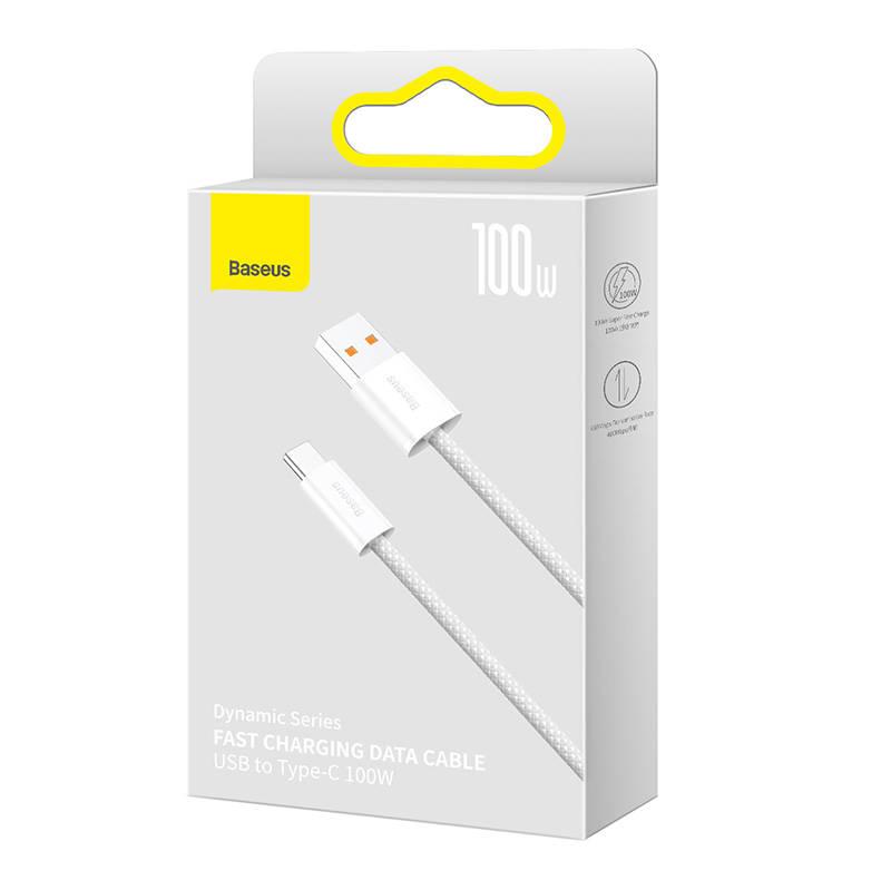 Baseus Dynamic Series USB - USB-C kabelis 100W 1m – Baltas