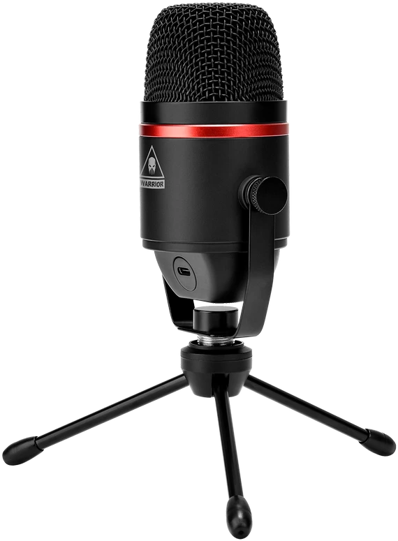 USB žaidimų/vlogerio mikrofonas Kruger & Matz Warrior GV-200