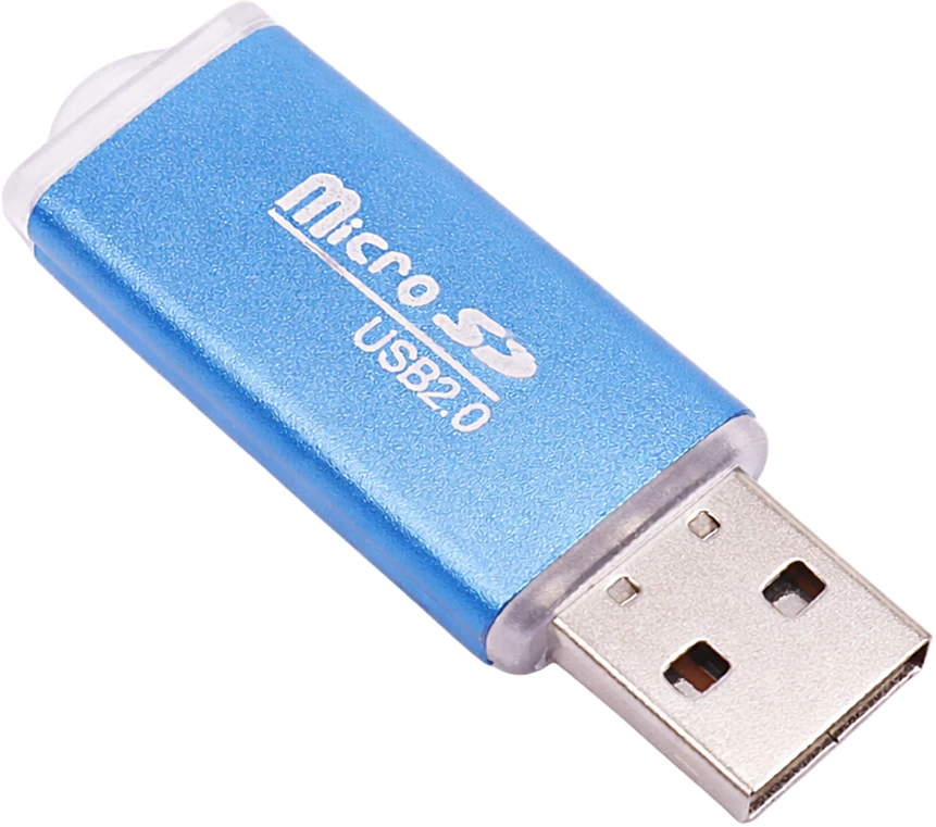 Oem USB2.0 į Micro SD adapteris - MicroSD TF atminties kortelių skaitytuvas - spalvų derinimas
