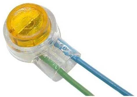 UY gelio greitoji jungtis 0.4–0.7 mm laidams – 10 vnt, – elektros jungtis