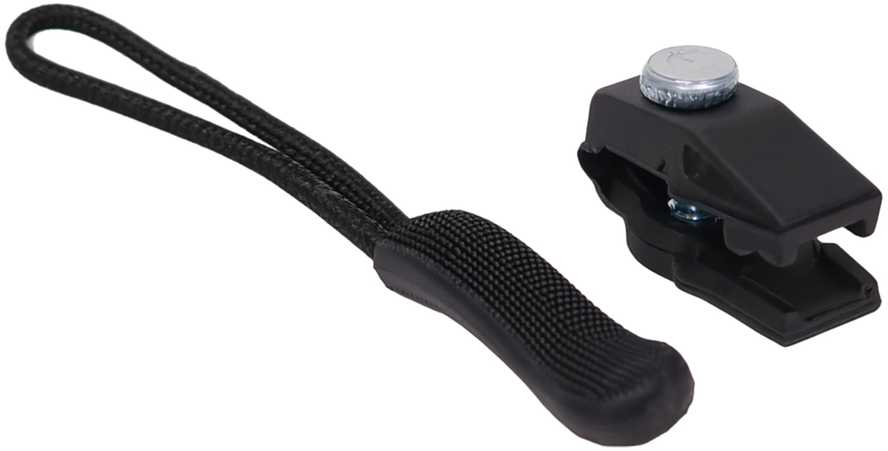 Oem Užtrauktuko kabliukas - juodas 3.7 cm